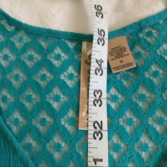 NWOT ~ Bright Blue High-Low Cotton Dress - Picture 8 of 10